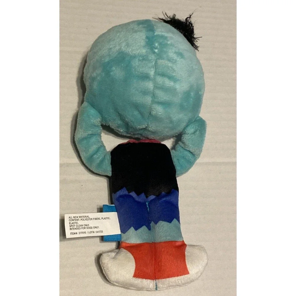 Bark Box Dog Toy Hank Headbanger Zombie Squeaker Plush Interactive Toy Monster